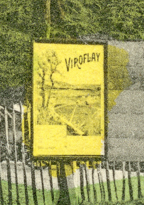 La vue de Viroflay peut faire penser  une annonce de fte ou  la publicit pour un lotissement.