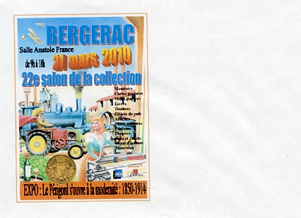 Annonce du 22me salon de Bergerac, 21 mars 2010