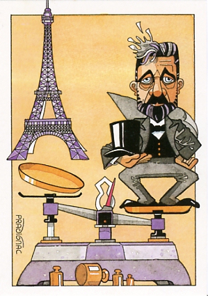 Levallois-Perret 1889-1989 : Centenaire de la Tour Eiffel. Cration Bernard Pradignac. Ed. Club des Crateurs et Cartophiles Contemporains, CPM d’une srie M15/37
