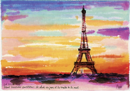 Levallois-Perret 1889-1989 : Centenaire de la Tour Eiffel. Cration Raymond PAGES. Ed. Club des Crateurs et Cartophiles Contemporains, CPM d’une srie M31/37