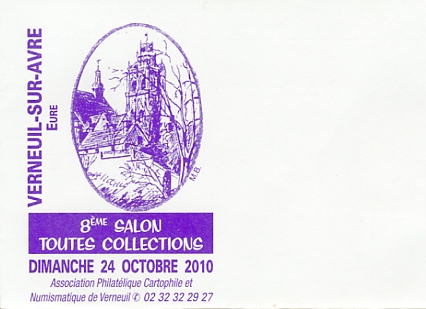 Annonce du 8me salon de Verneuil-sur-Avre, 24 octobre 2010