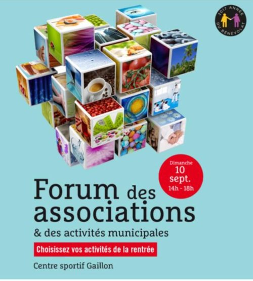 Forum 2017 sous le signe de l’anne du bnvolat. Cration Ville de Viroflay.DR