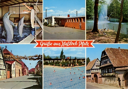 Multi-vues de Holiday Park. CPM n° 143, diteur Otto Jaenecke, 6700 Ludgwigshafen/Rhein. (Carte non circule annes 90. (coll. part.)
