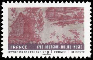 Tissus du monde - FRANCE - 1780 Toile de Jouy Muse de Bourgoin-Jallieu