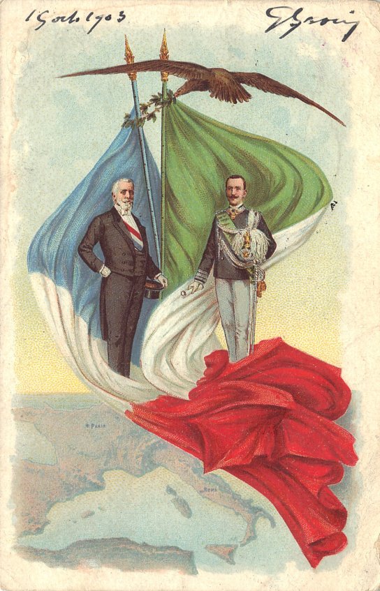Amiti franco-italienne Loubet - Victor-Emmanuel III