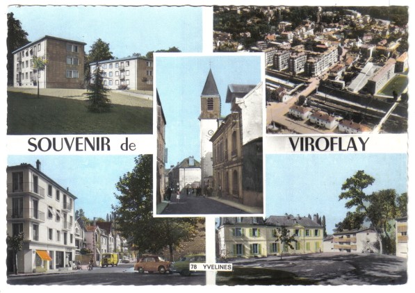 Feuillantines, Sully-Vauban, rue Molire, Gaillon, St Eustache-Jean Rey. Combier, Mcon. CPSM bords dentels, circule le 3/7/1967. Coll. prive