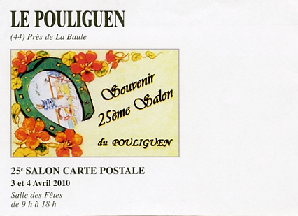 Annonce du 25me salon du Pouligen, les 3-4 avril 2010