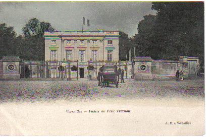 Grille d’entre et palais du Petit Trianon (coll. part.)