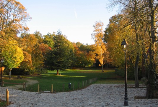 Parc de Bon Repos. Soleil d’automne. Clich Lamoureux. 2011.