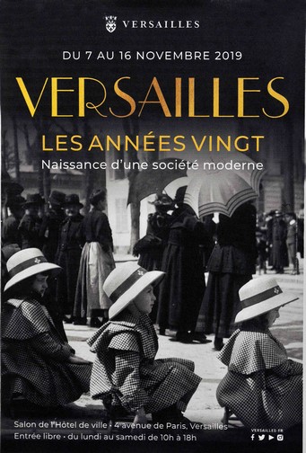 Projet d’Affiche de l’exposition Versailles Annes 20