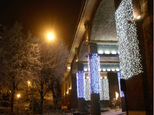 Illumination des Arcades. Cliché J. Larour décembre 2010 Illumination des Arcades. Cliché J. Larour décembre 2010