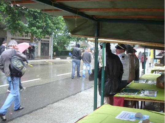 Vu depuis le stand. Clich J. Larour juin 2012