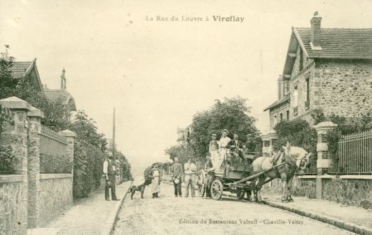 Un curieux quipage rue du Louvre (coll. part.)