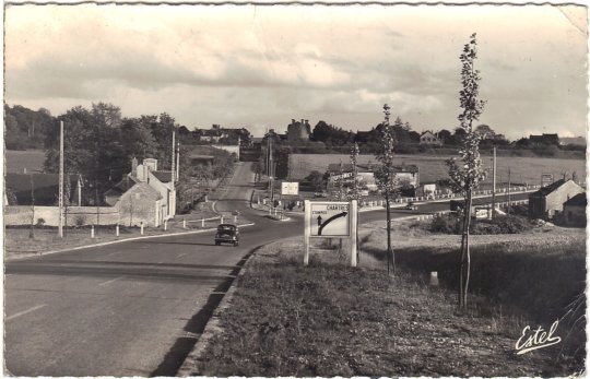 Ablis (S.&O.). Embranchement vers la RN 10 (Chartres).