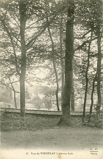 Vue du village depuis le pav de Meudon (coll. part.)