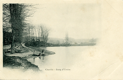 Faussement localise, cette CPA est de Brisemiche, avec au loin le pont de chemin de fer  une arche en anse de panier.