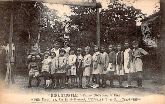 Russian Girls’ home in Paris. Cette institution tait site au 12 de la rue Joseph Bertrand.