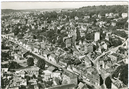 Dans les annes 50, un beau plan de Chaville rive droite,  partir de l’avenue Roger Salengro.