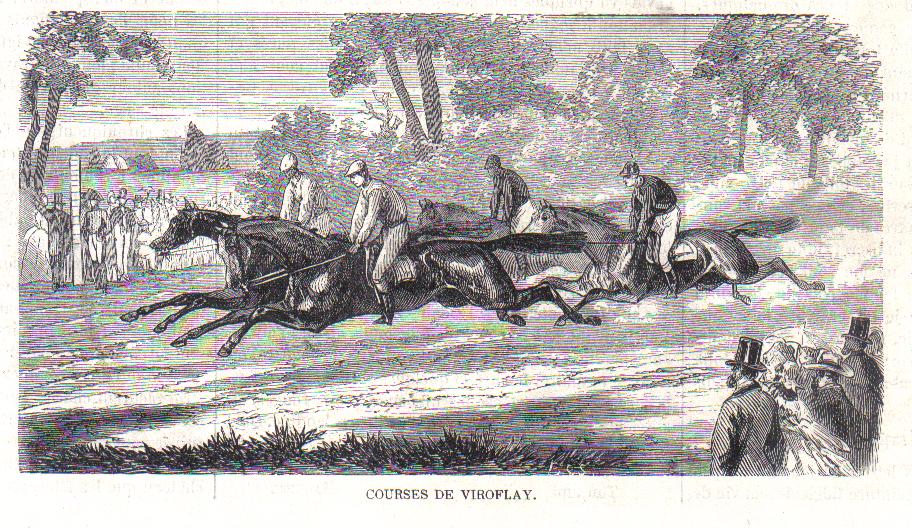 Courses  Viroflay. Gravure. L’Illustration (coll. part.)