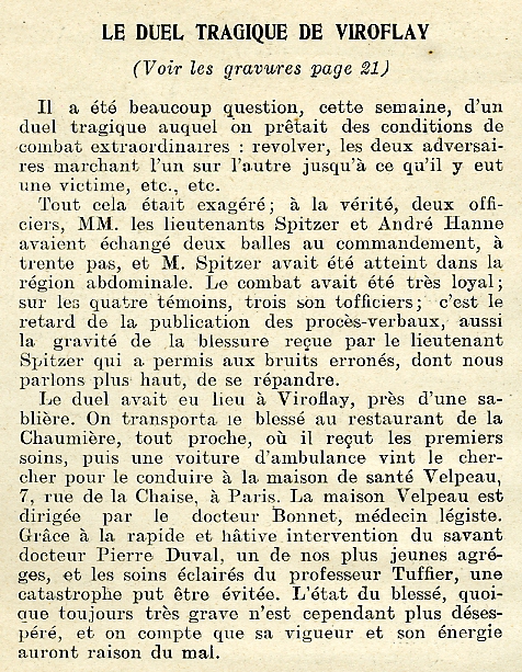 Texte de l’article. (coll. part.)