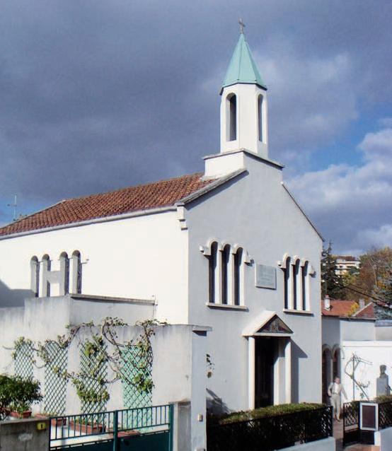 Eglise apostolique de Chaville consacrée le 15 décembre 1957. Cliché Association Culturelle Arménienne de Marne-la -Vallée