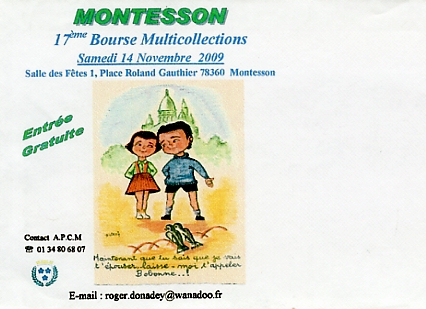 Annonce de la 17ème bourse de Montesson, 14 novembre 2009 Annonce de la 17ème bourse de Montesson, 14 novembre 2009