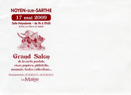Annonce du salon de Noyen-sur-Sarthe, 17 mai 2009 Annonce du salon de Noyen-sur-Sarthe, 17 mai 2009