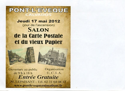 Annonce de Pont-L’Evêque, 17 mai 2012 Annonce de Pont-L’Evêque, 17 mai 2012