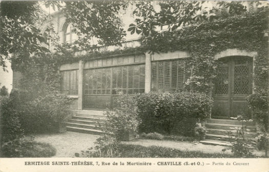 Ermitage Sainte-Thrse, 7 rue de la Martinire, Chaville (seine et Oise).  Partie du Couvent. CPA Phototypie A. Benot, Neuilly/Seine. Non circule, dos divis.