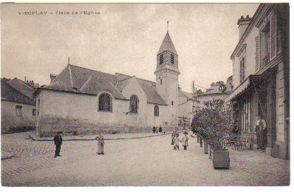 L’glise St Eustache, oratoire de Louis XIV, vue du Clos Boisseau (coll. part.)