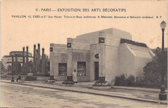 11-PARIS-EXPO INTERNATIONALE DES ARTS DECORATIFS - Pavillon G. Crès et Cie.  Editeur A.P.