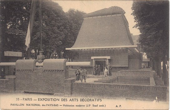 33-PARIS-EXPO INTERNATIONALE DES ARTS DECORATIFS - Pavillon national de s Pays-Bas.  Editeur A.P.
