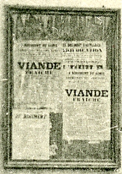 Encore une annonce de viandes fraîches. Encore une annonce de viandes fraîches.