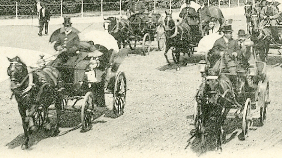 Affluence de calches sur l’avenue du Bois, qui deviendra l’avenue Foch.