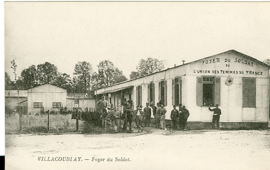 Bâtiment du foyer du Soldat sur la base aérienne de Villacoublay. (coll part.) Bâtiment du foyer du Soldat sur la base aérienne de Villacoublay. (coll part.)