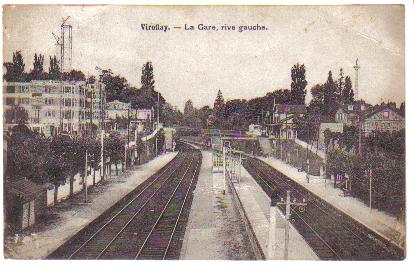 Sur cette carte de 1932, les grands immeubles en brique sont en construction sur le terain de la villa Saint Etienne (coll. part.)