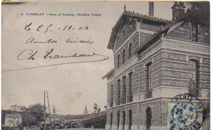 La gare de Chaville-Vlizy et la place (coll. part.)