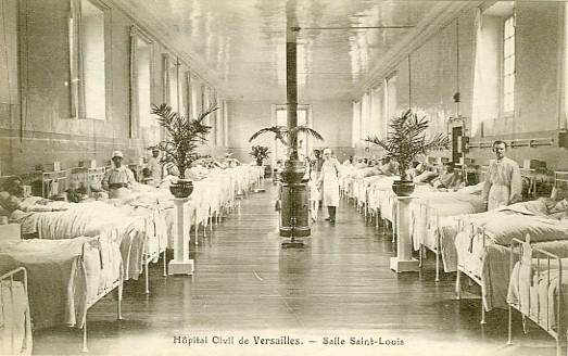 Salle commune de l’hôpital de Versailles (coll. part.)