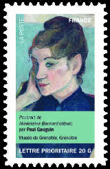Portraits de femmes dans la peinture - Portrait de Madeleine Bernard - Paul Gauguin Portraits de femmes dans la peinture - Portrait de Madeleine Bernard - Paul Gauguin