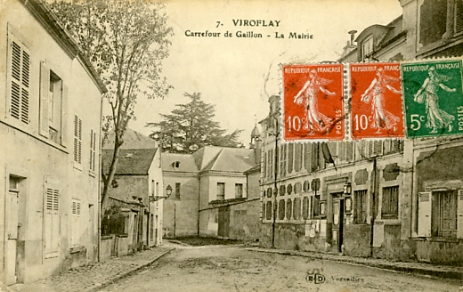 Au carrefour de la fontaine, la maison de la fille du Gnral Gouraud a t un temps loue par la ville pour abriter la Mairie, celle de la rue Welschinger tant devenue inhabitable.