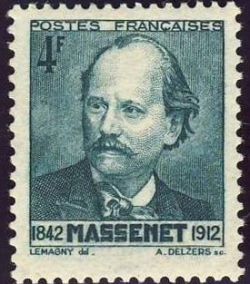 Jules Massenet (1842-1912) Auteur de symphonies et opéras. YT n° 545