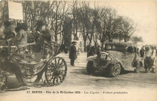 Mi-carme 1930 - n° 23 - Les cigales - Voiture printanire