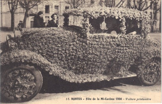 Mi-Carme 1930 - 18 - Voiture printanire