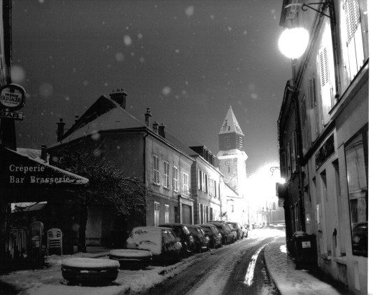 Neige au Village. Clich 2011.