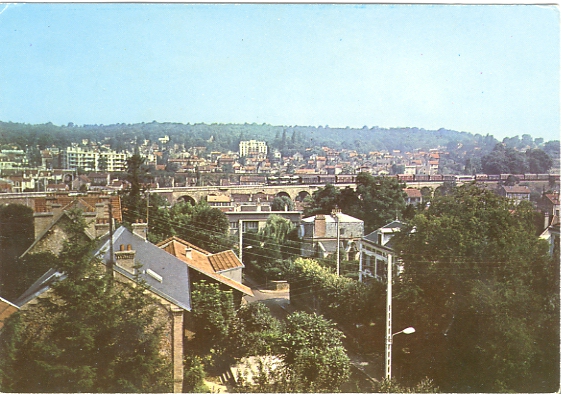 LE coteau de la rive Droite et les Arcades vus depuis le Plateau. (coll. part.)