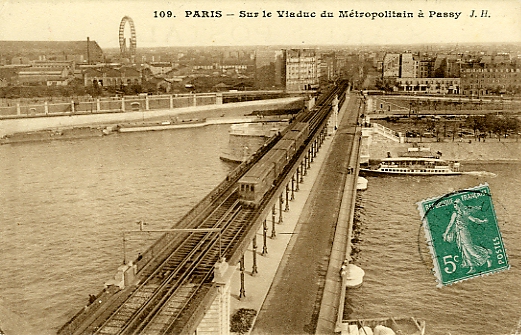 Viaduc de Passy,  Paris.