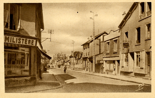 La rue Yves le Coz  Porchefontaine. Carte spia n° 662, Les Editions d’Art A.P., 11bis rue Colbert, Versailles. Non circule. (coll . part.)