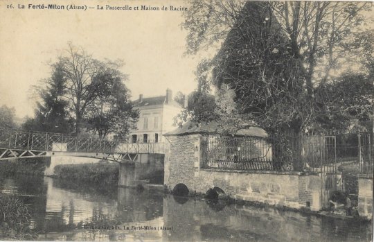La maison natale de Jean Racine, à la Ferté-Milon (Aisne).