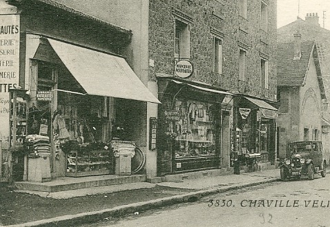 Dtail d’un magasin rue de Jouy