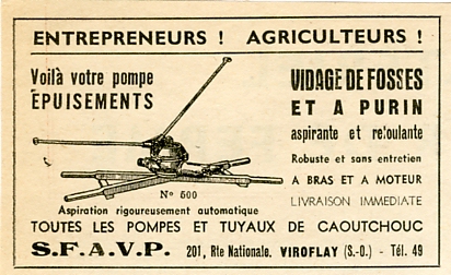 Fabricant de pompes d’puisement (coll. part.)